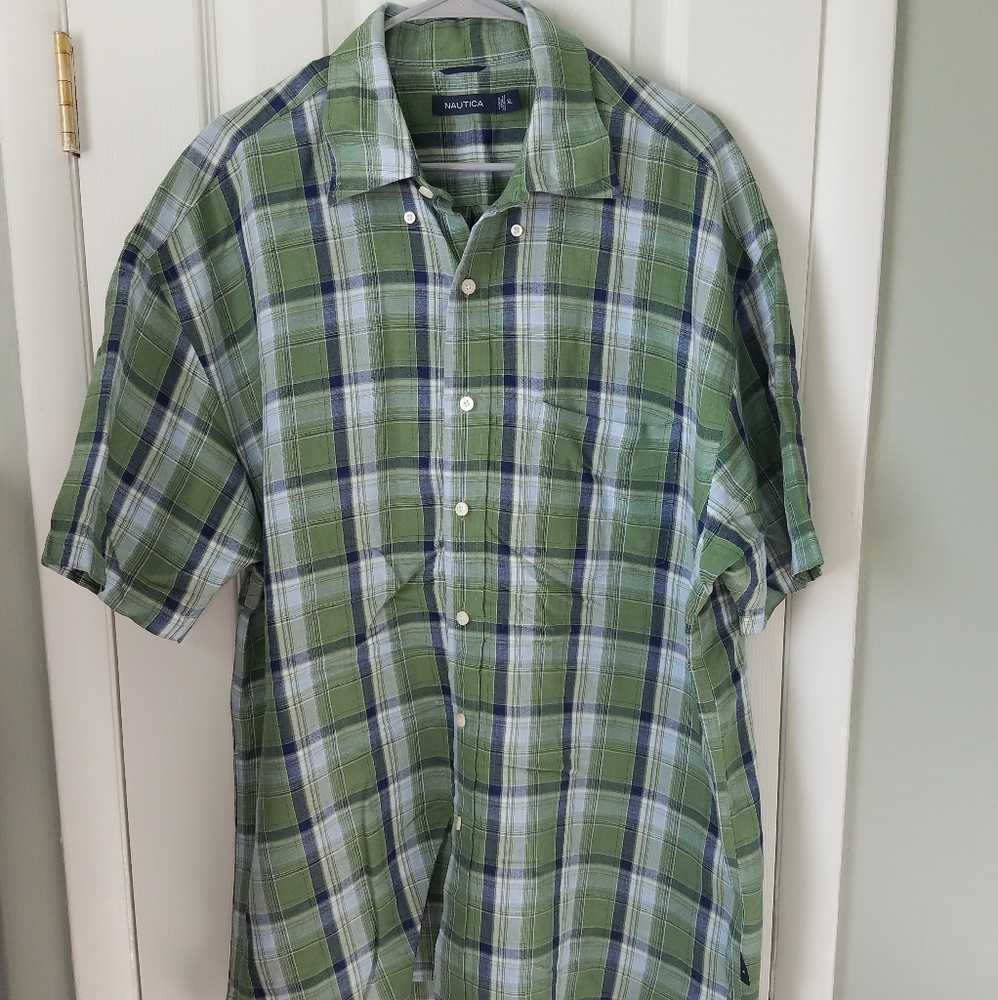 Nautica linen blend shirt